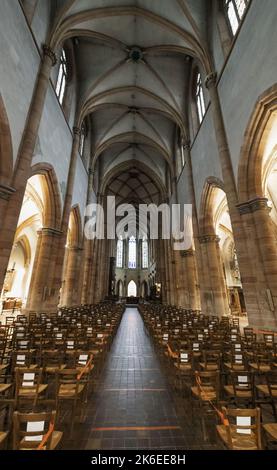 Cathédrale Saint-Martin de Colmar, France Banque D'Images