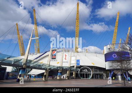 Entrée à la O2 Arena, Londres Angleterre Royaume-Uni Banque D'Images