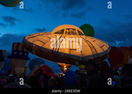 50th Albuquerque International Balloon Fiesta, Albuquerque, Nouveau-Mexique, États-Unis 2022 Banque D'Images