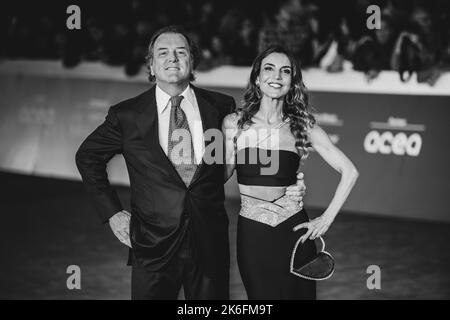 Tapis rouge de il Colibrì avec la fonte entière et les invités au 17th Rome film Fest Banque D'Images