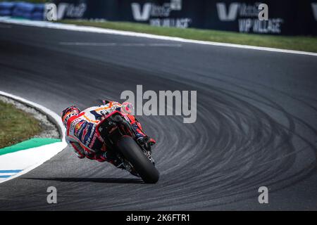 Phillip Island, Australie. 14th octobre 2022. Entraînez-vous gratuitement avant le Grand Prix australien de MotoGP d'Animoca Brands au circuit de Phillip Island. 14 octobre 2022 en photo: Espagne Marc Márquez Entréenamientos libres previos al Gran Premio de MotoGP de Australia en el Circuito Internacional de Phillip Island. 14 de Octubre de 2022 POOL/ MotoGP.com/Cordon les images de presse seront à usage éditorial uniquement. Crédit obligatoire: © motogp.com crédit: CORMON PRESSE/Alay Live News Banque D'Images