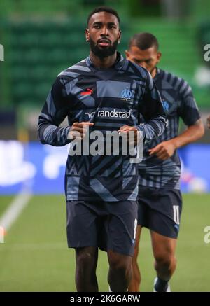 Gerson de l'Olympique Marseille lors de la Ligue des champions de l'UEFA, match de football du Groupe D entre le sportif CP et l'Olympique de Marseille sur 12 octobre 2022 au stade José Alvalade de Lisbonne, Portugal - photo Laurent Lairys / DPPI Banque D'Images