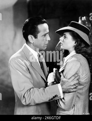 Casablanca (film de 1942). Avec Humphrey Bogart (Rick Blaine), Ingrid Bergman (Ilsa Lund) Banque D'Images