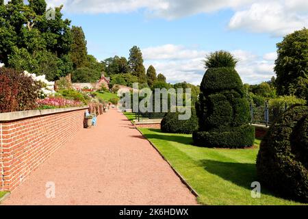 Le jardin clos de Dumfries House, à Ayrshire, en Écosse Banque D'Images