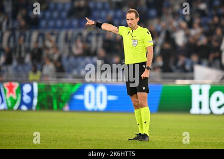 Stade Olimpico, Roma, Italie. 13th octobre 2022. UEFA Europa League football Match, Lazio versus Sturm Graz; arbitre Sascha Stegemann crédit: Action plus Sports/Alay Live News Banque D'Images