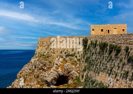 La résidence des conseillers à la forteresse de Fortezza à Réthymnon Crète Grèce construite au 16th siècle par les Vénitiens. Banque D'Images