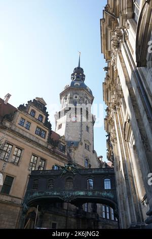 Ville de Dresde, Allemagne Banque D'Images