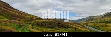 Panorama de Glen Shee dans le Perthshire, Écosse Banque D'Images