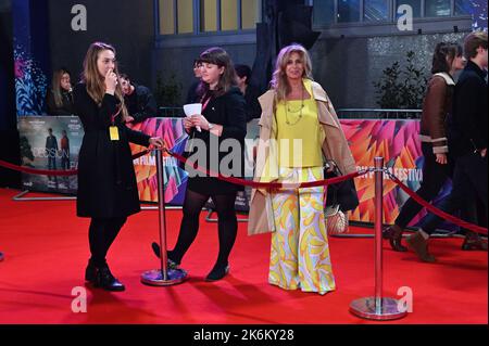 Londres, Royaume-Uni. 14th octobre 2022. Shahla Fallah est une célébrité, designer de mode pour le tapis rouge arrivent à la décision de quitter - UK Premiere - BFI London film Festival, le 14th octobre 2022, Londres, Royaume-Uni. Crédit : voir Li/Picture Capital/Alamy Live News Banque D'Images