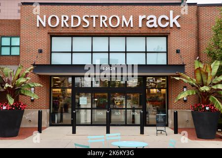 Nordstrom rack à Crocker Park à Westlake, Ohio Banque D'Images