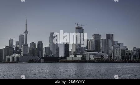 Photo nord-ouest de l'horizon de Toronto. Banque D'Images