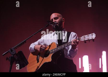 Brixia, Italie. 14th octobre 2022. Le groupe italien de Negramaro lors de leurs spectacles en direct au Gran Teatro Morato pour leur Unplugged European Tour 2022 Credit: Roberto Tommasini / Alay Live News Banque D'Images