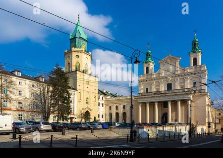 Cathédrale Saint-Jean Jean Baptiste, Lublin Banque D'Images