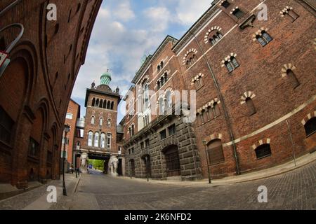 Quartier de Carlsberg à Frederiksberg au Danemark. printemps 2012. La région a émergé lorsque J.C. Jacobsen fonde la brasserie en 1847 Banque D'Images