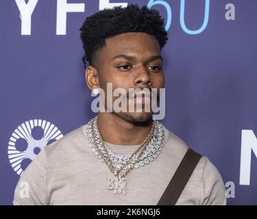 New York, États-Unis. 14th octobre 2022. Aubrey Joseph arrive sur le tapis rouge pour la première mondiale de « l'inspection » au Festival du film de New York à la salle Alice Tully à New York, NY, vendredi, 14 octobre 2022. Photo de Gabriele Holtermann/UPI crédit: UPI/Alay Live News Banque D'Images