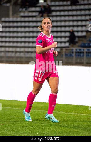 Paris, France. 14th octobre 2022. Gaetane Thiney du FC Paris lors du championnat féminin de France D1, un match de football Arkema entre le FC Paris et le Stade de Reims sur 14 octobre 2022 au stade de Charlety à Paris, France. Crédit : Agence photo indépendante/Alamy Live News Banque D'Images