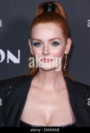 Hollywood, États-Unis. 14th octobre 2022. HOLLYWOOD, LOS ANGELES, CALIFORNIE, ÉTATS-UNIS - OCTOBRE 14 : Lydia Hearst (Lydia Marie Hearst-Shaw), mannequin de mode américaine, actrice, socialite et blogeuse de style de vie, arrive au Screamfest Horror film Festival 22nd - première mondiale des « couches » de l'avenue Entertainment, qui se tient au TCL Chinese 6 Theatres on 14 octobre 2022 à Hollywood, Los Angeles, Californie, États-Unis. (Photo de Xavier Collin/image Press Agency) Credit: Image Press Agency/Alay Live News Banque D'Images