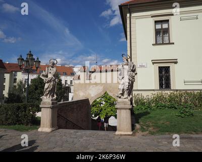 Diecezni muzeum translation Diocesan museum in Brno, Czech Republic Stock Photo