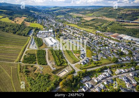 Photo aérienne, Tital GmbH Howmet Aerospace, Bestwig, région de la Ruhr, Rhénanie-du-Nord-Westphalie, Allemagne, DE, Europe, entreprises commerciales, espace commercial, Banque D'Images