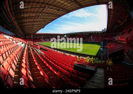 Sheffield, Royaume-Uni. 15th octobre 2022. L'intérieur de Bramble Lane devant le match de championnat Sky Bet Sheffield United contre Blackpool à Bramall Lane, Sheffield, Royaume-Uni, 15th octobre 2022 (photo de Conor Molloy/News Images) à Sheffield, Royaume-Uni, le 10/15/2022. (Photo de Conor Molloy/News Images/Sipa USA) crédit: SIPA USA/Alay Live News Banque D'Images