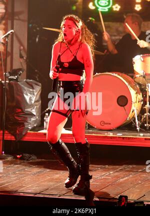 Fort Lauderdale, Floride, États-Unis. 14th octobre 2022. Fletcher se produit lors de la tournée Girl of My Dreams à Revolution Live sur 14 octobre 2022 à fort Lauderdale, en Floride. Crédit : Mpi04/Media Punch/Alamy Live News Banque D'Images