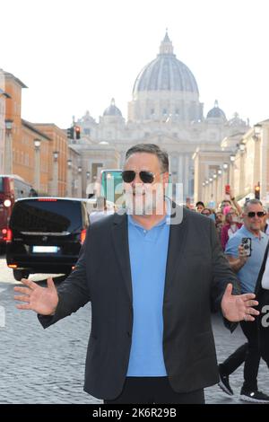 Rome, Italie. 15th octobre 2022. Festival du cinéma de Rome 2022. Festival du film de Rome. Tapis rouge Russell Crowe crédit: Agence de photo indépendante/Alamy Live News Banque D'Images