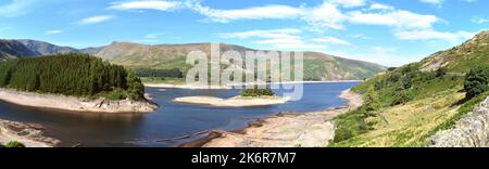 Eau basse et le Rigg de Haweswater Banque D'Images