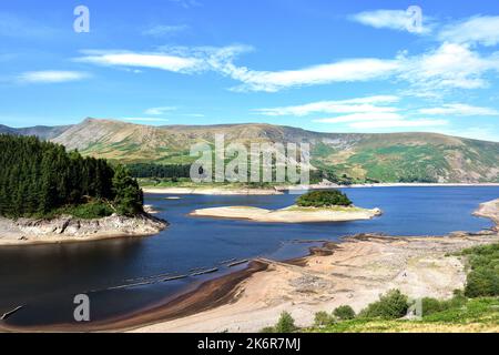 Eau basse et le Rigg de Haweswater Banque D'Images