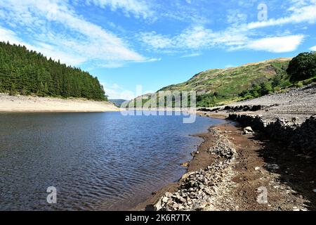 Eau basse et le Rigg de Haweswater Banque D'Images