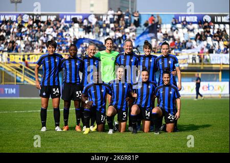 Milan, Italie. 15th octobre 2022. FC Inter lors de la série italienne Un match de balle-ballon entre Inter FC Internazionale et AC Milan le 15 octobre 2022 au Stadio Breda à Sesto San Giovanni, Italie crédit: Tiziano Ballabio crédit: Agence de photo indépendante/Alay Live News Banque D'Images