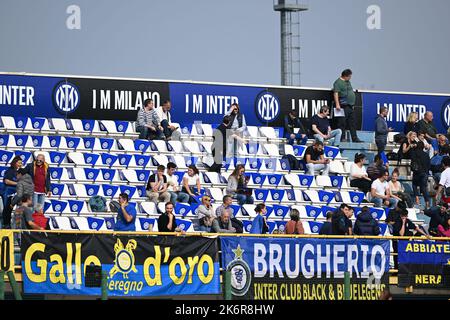 Milan, Italie. 15th octobre 2022. Le FC Inter suit le match de football de la série italienne Entre Inter FC Internazionale et AC Milan le 15 octobre 2022 au Stadio Breda à Sesto San Giovanni, Italie crédit: Tiziano Ballabio crédit: Agence photo indépendante/Alay Live News Banque D'Images