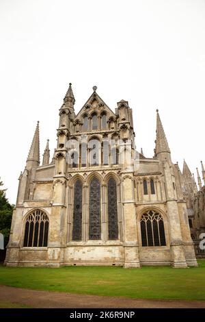 La cathédrale d'Ely, officiellement l'église de la cathédrale de la Sainte-Trinité et de la Trinité indivise, est une cathédrale anglicane de la ville d'Ely, Cambridgeshire, en Angleterre. Banque D'Images