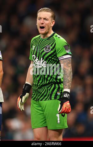 Londres, Royaume-Uni. 15th octobre 2022. 15th octobre 2022 ; Stade Tottenham Hotspur. Tottenham, Londres, Angleterre ; Premier League football, Tottenham Hotspur versus Everton octobre 15th ; Jordan Pickford of Everton Credit: Action plus Sports Images/Alay Live News Banque D'Images