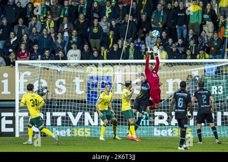 SITTARD - (lr) Tunahan Tasci ou Fortuna Sittard, Mats Seuntjens ou Fortuna Sittard, Michiel Kramer ou RKC Waalwijk, Fortuna gardien de Sittard Ivor Pandur, Vurnon Anita ou RKC Sitalwijk, Julian Lelieveld ou Rtuna Waalwijk, pendant le match de Fortear sur le stade Forteard de 15 octobre, KC Sitalwijk, sur le stade Fortesard de Fortedie, sur le stade de Fortesard, sur le stade néerlandais de Fortesard, 2022 à Sittard, pays-Bas. ANP MARCEL VAN HORN Banque D'Images