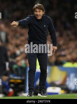 Londres, Royaume-Uni. 15th octobre 2022. Antonio Conte, directeur de Tottenham Hotspur pendant le match de la Premier League au stade Tottenham Hotspur, Londres. Credit: Sportimage/Alay Live News Banque D'Images