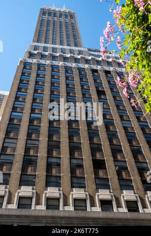 La tour Nelson est située à l'intersection de la septième Avenue et de la rue W. 34th, 450 7th Ave., 2022, NYC, États-Unis Banque D'Images