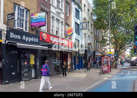Whitechapel High Street, Whitechapel, le quartier londonien de Tower Hamlets, Grand Londres, Angleterre, Royaume-Uni Banque D'Images