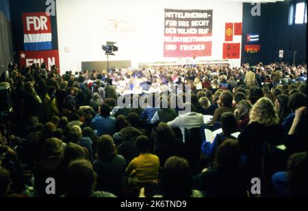 Région de Ruhr. Congrès du FSLN (Front sandiniste de libération nationale) ca. 1981-2 Banque D'Images