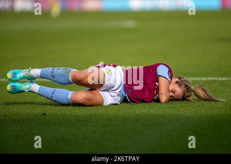 15th octobre 2022. Rachel Daly. Barclays jeu de Super League féminin entre Aston Villa et West Ham United au stade de Bescot (Walsall). Banque D'Images