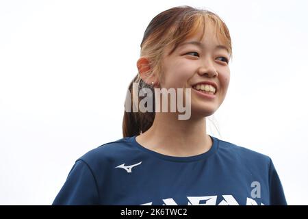 Tokyo, Japon. 14th octobre 2022. Nagisa Kondo (JPN) Parkour : 1st FIG Parkour Championnats du monde entraînement de vitesse des femmes au Parc sportif urbain Ariake de Tokyo, Japon . Credit: YUTAKA/AFLO SPORT/Alay Live News Banque D'Images