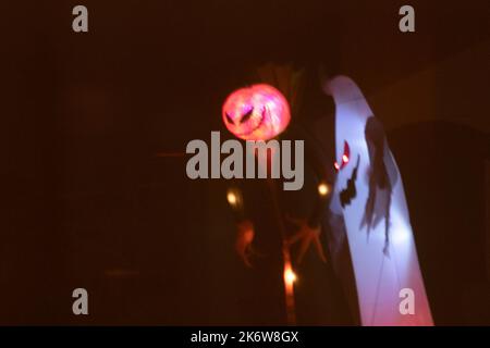 San Diego, Californie. 15th octobre 2022. Effrayant potiron et fantôme Halloween des installations d'art à San Diego, Californie samedi, 15 octobre 2022 (Credit image: © Rishi Deka/ZUMA Press Wire) Credit: ZUMA Press, Inc./Alamy Live News Banque D'Images