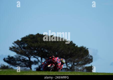 Phillip Island, Australie. 15th octobre 2022. Qualification Animoca Brands Grand Prix australien de MotoGP au circuit de Phillip Island. 15 octobre 2022 en photo: Australie Jack Miller Clasificacion del Gran Premio de MotoGP de Australie en el Circuito Internacional de Phillip Island. 15 de Octubre de 2022 POOL/ MotoGP.com/Cordon les images de presse seront à usage éditorial uniquement. Crédit obligatoire: © motogp.com crédit: CORMON PRESSE/Alay Live News Banque D'Images