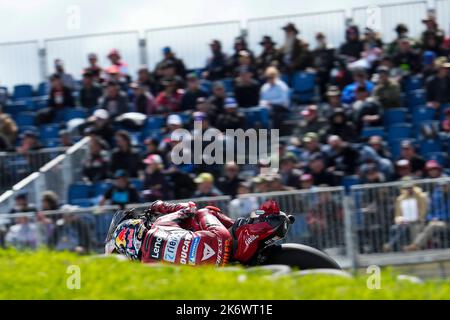 Phillip Island, Australie. 15th octobre 2022. Qualification Animoca Brands Grand Prix australien de MotoGP au circuit de Phillip Island. 15 octobre 2022 en photo: Australie Jack Miller Clasificacion del Gran Premio de MotoGP de Australie en el Circuito Internacional de Phillip Island. 15 de Octubre de 2022 POOL/ MotoGP.com/Cordon les images de presse seront à usage éditorial uniquement. Crédit obligatoire: © motogp.com crédit: CORMON PRESSE/Alay Live News Banque D'Images