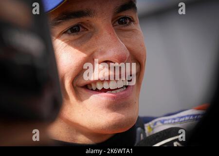 Phillip Island, Australie. 15th octobre 2022. Qualification Animoca Brands Grand Prix australien de MotoGP au circuit de Phillip Island. 15 octobre 2022 en photo: Espagne Marc Márquez Clasificacion del Gran Premio de MotoGP de Australia en el Circuito Internacional de Phillip Island. 15 de Octubre de 2022 POOL/ MotoGP.com/Cordon les images de presse seront à usage éditorial uniquement. Crédit obligatoire: © motogp.com crédit: CORMON PRESSE/Alay Live News Banque D'Images