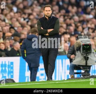 15 octobre 2022 - Tottenham Hotspur v Everton - Premier League - Tottenham Hotspur Stadium le Manager d'Everton Frank Lampard lors du match de la Premier League au Tottenham Hotspur Stadium, Londres. Image : Mark pain / Alamy Live News Banque D'Images