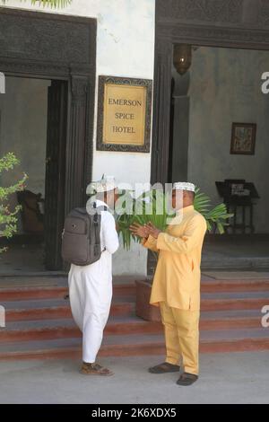 VILLE DE PIERRE ZANZIBAR TANZANIE Banque D'Images