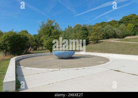 Paris, Cergy-Pontoise, Ax Major von Dani Karavan // Paris, Cergy-Pontoise, Ax Major by Dani Karavan Banque D'Images