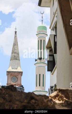 VILLE DE PIERRE ZANZIBAR TANZANIE Banque D'Images