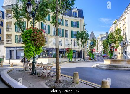 Le Plessis-Robinson, neue traditionelle Architektur // le Plessis-Robinson, Nouvelle architecture traditionnelle Banque D'Images