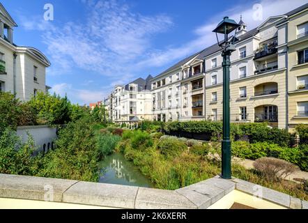 Le Plessis-Robinson, neue traditionelle Architektur // le Plessis-Robinson, Nouvelle architecture traditionnelle Banque D'Images